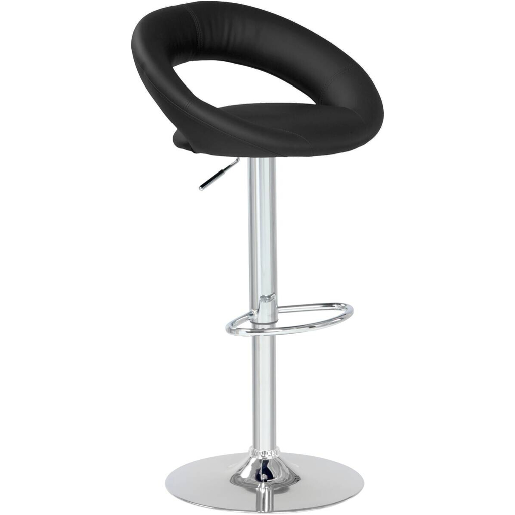Barhocker FM-120 schwarz B/H/T: ca. 57x82x51 cm