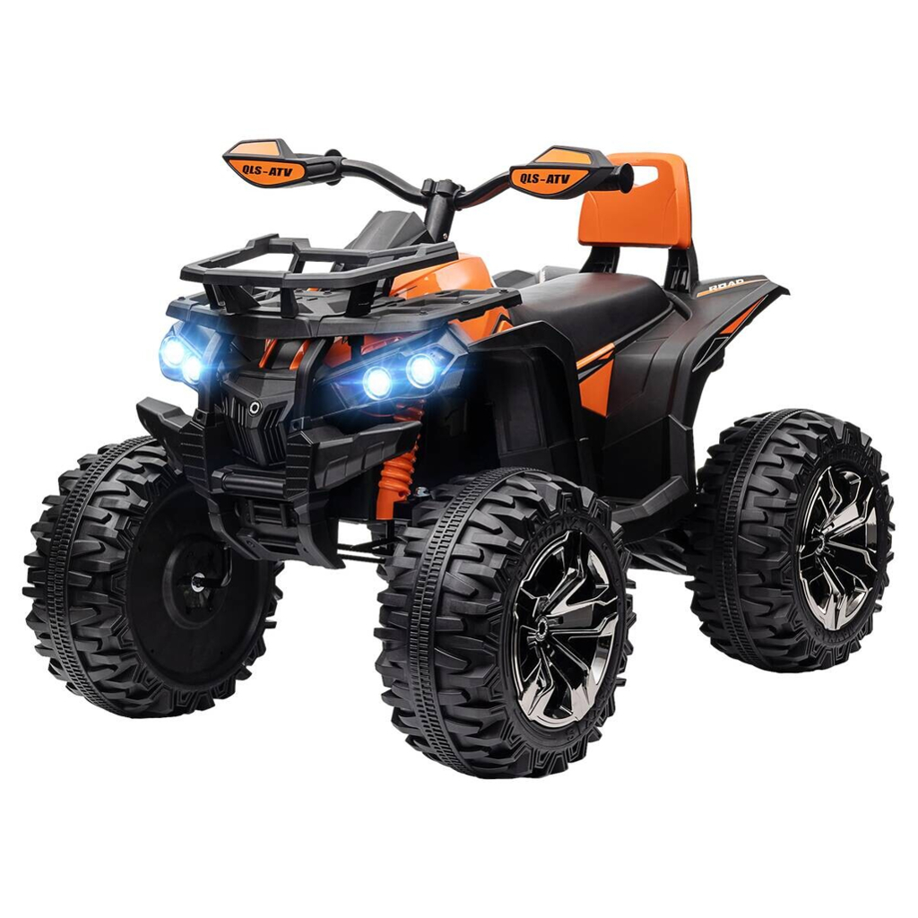 HOMCOM Kinder Elektrofahrzeug orange B/H/L: ca. 65x73x100 cm