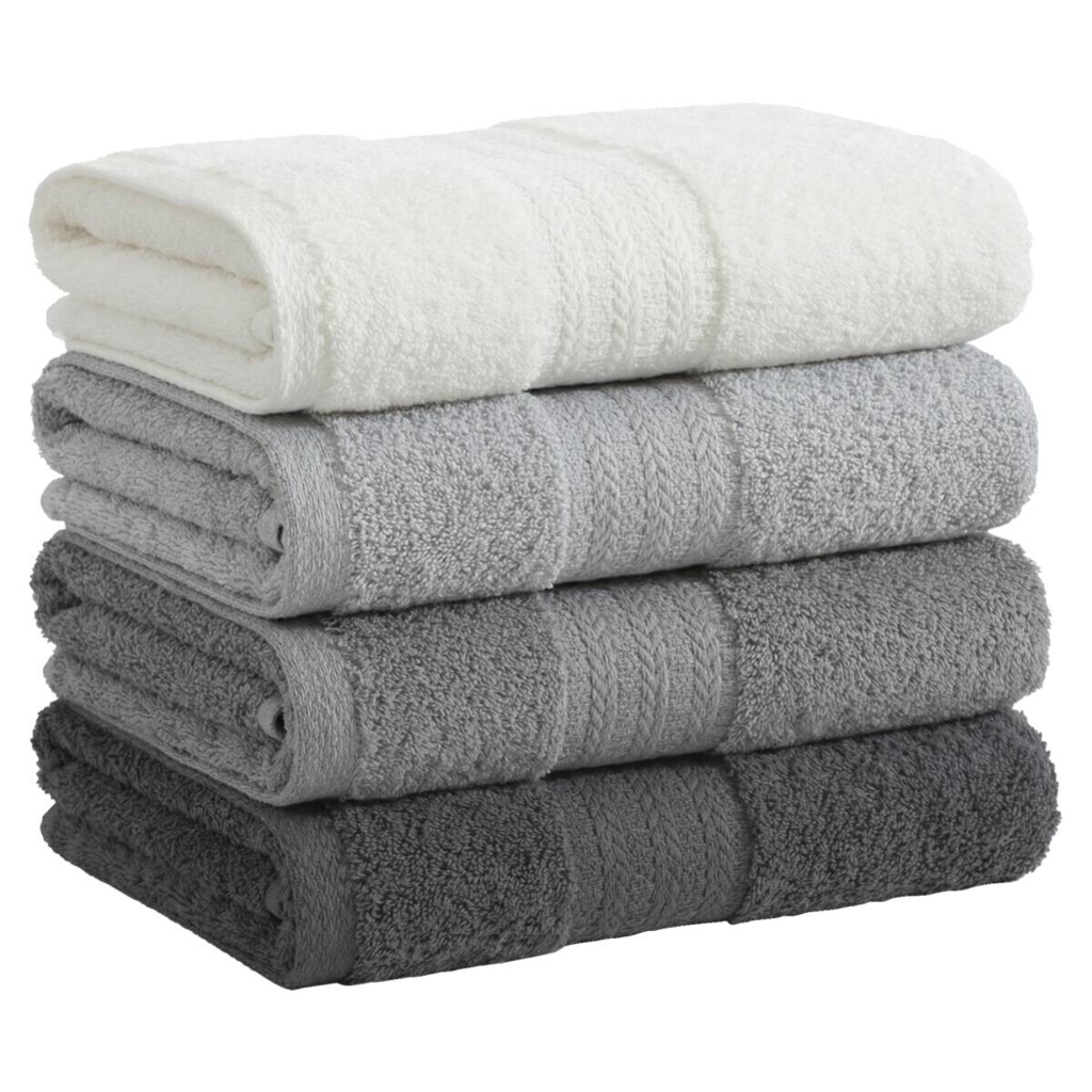 Mijolnir Frottier-Set grau Baumwolle B/L: ca. 50x85 cm