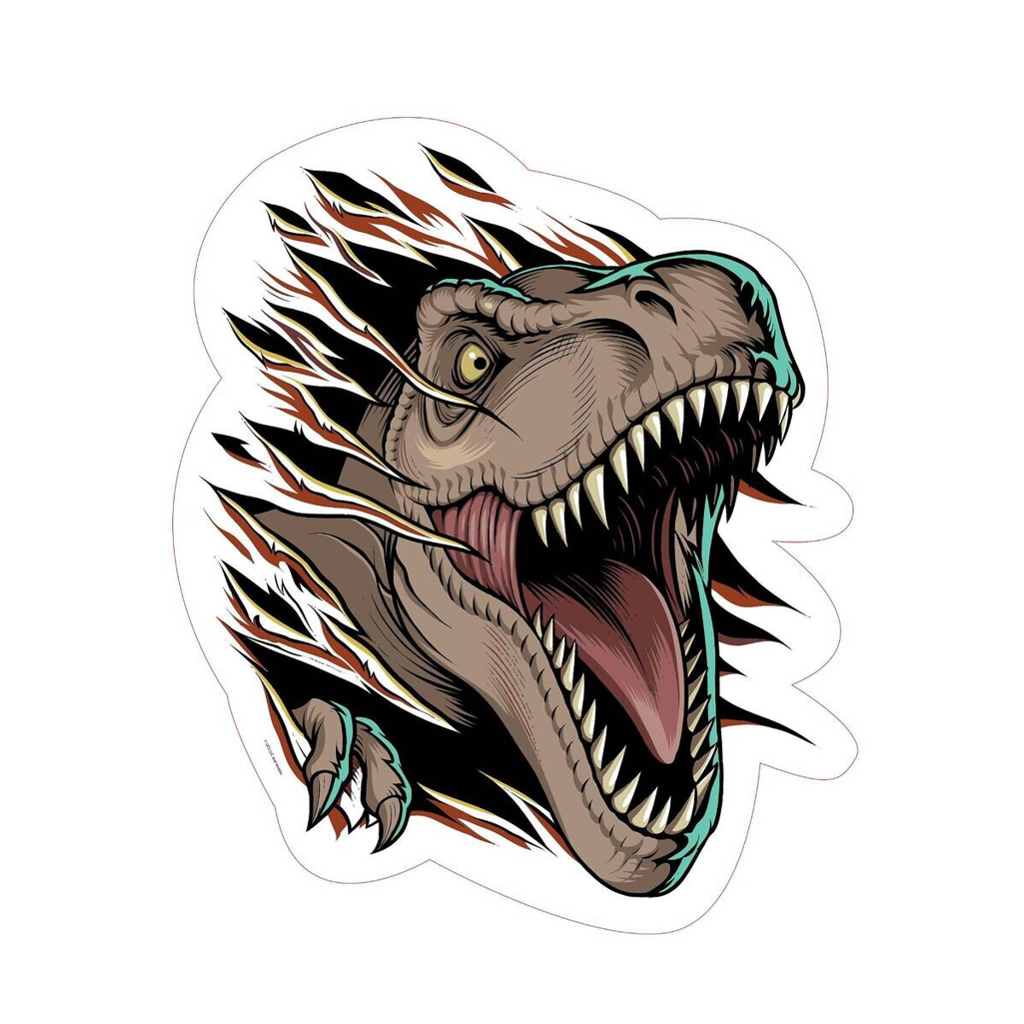 Wandsticker Jurassic B/L: ca. 50x70 cm