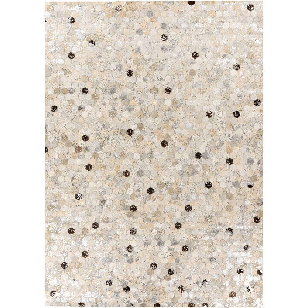 Padiro Flachflorteppich Lavin 1025 silber B/H/L: ca. 80x0,8x150 cm