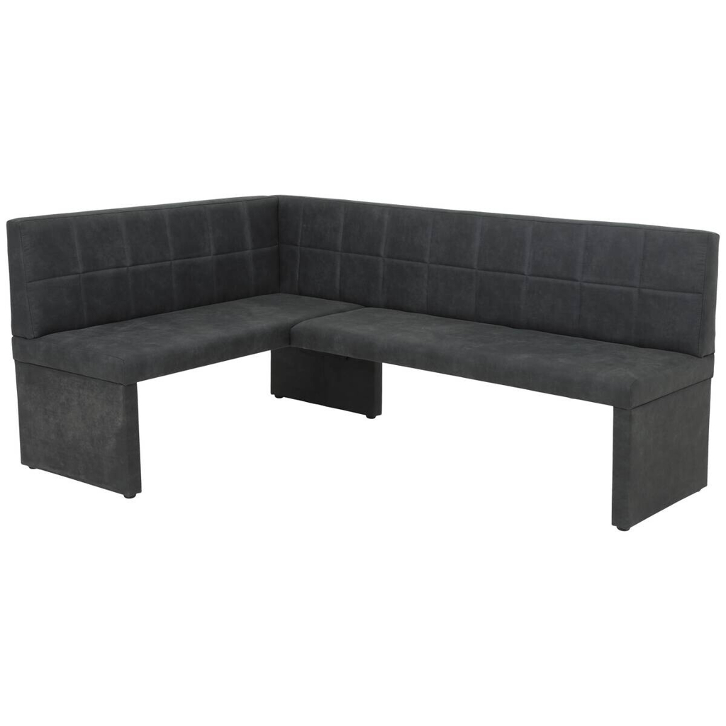 Eckbank Melanie anthrazit Vintage Optik B/H/T: ca. 140x90x200 cm
