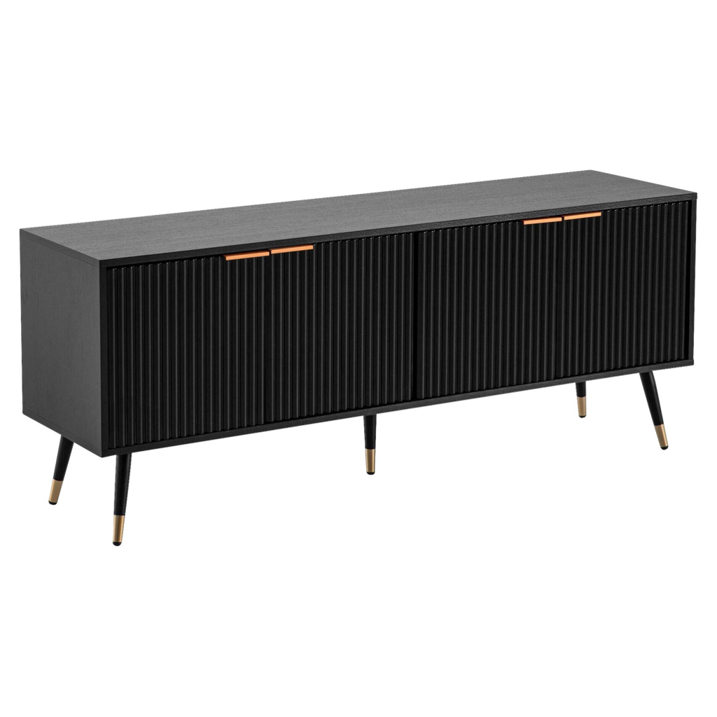 Lowboard schwarz B/H/T: ca. 150x60x39 cm
