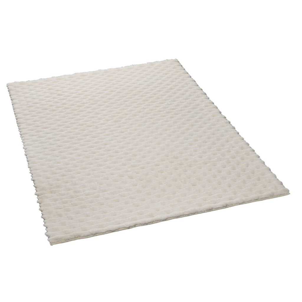 Fellimitat Flush ivory B/L: ca. 80x150 cm