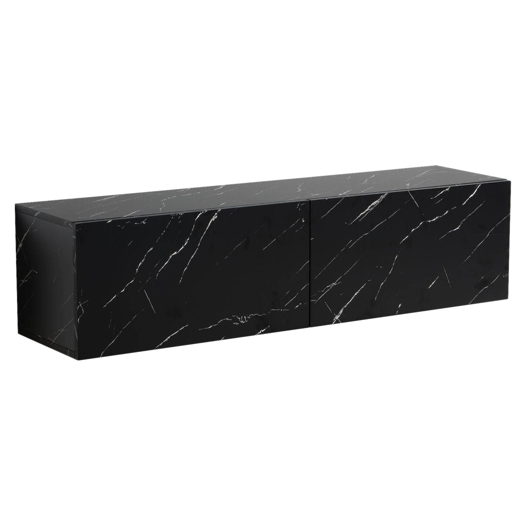 Lowboard schwarz Marmor Optik B/H/T: ca. 120x30x30 cm