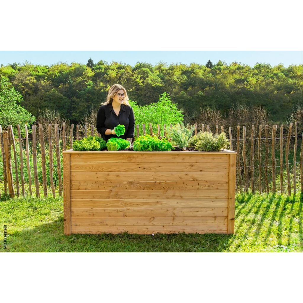 Westmann Hochbeet Lärche 170 natur Lärche B/H/L: ca. 90x84x170 cm
