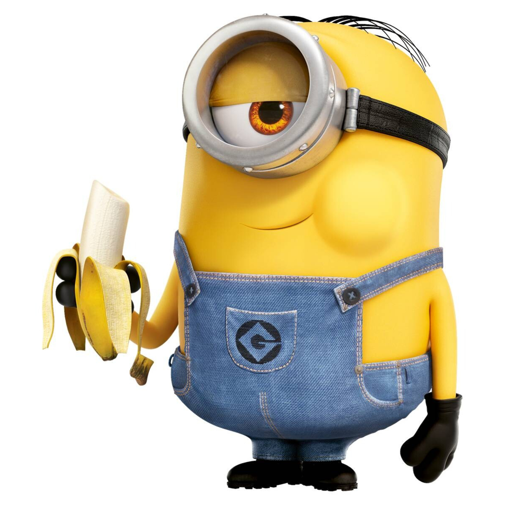 Dekokissen Minions Polysamt gelb Polyester B/L: ca. 33x36 cm