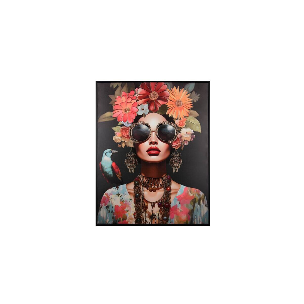Wandbild Frau B/H: ca. 80x100 cm