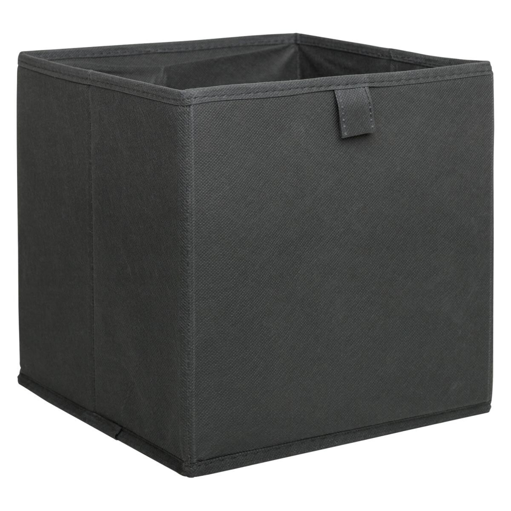Stoffbox anthrazit B/H/T: ca. 24x24x24 cm