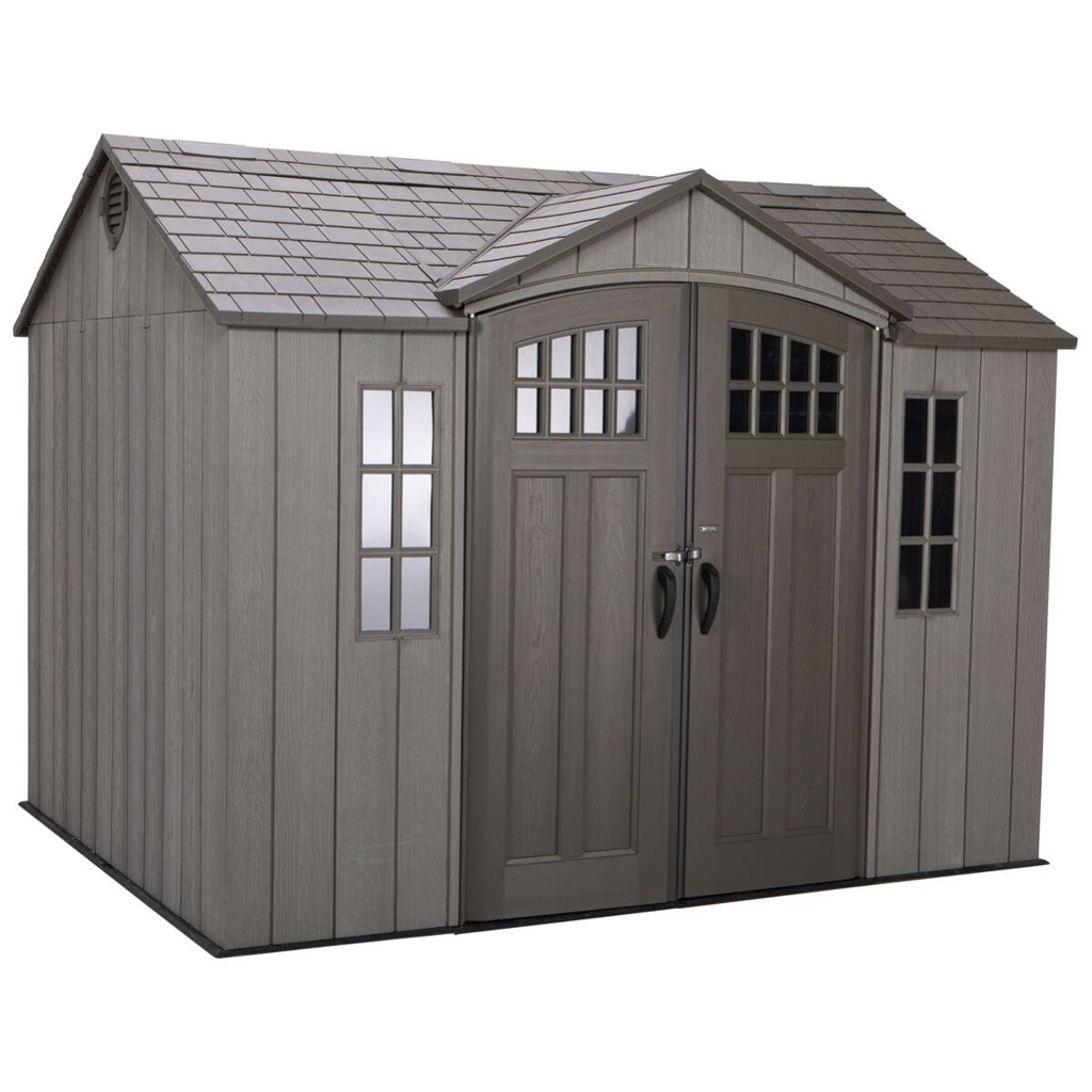 Lifetime Gartenhaus Saturn dunkelgrau B/H/L: ca. 305x244x244 cm