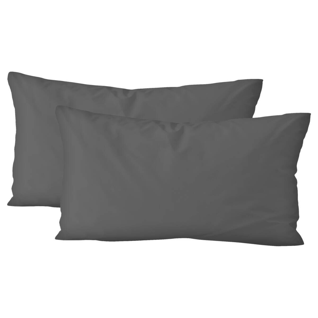 Kissenbezug Jersey Graphit Baumwolle B/L: ca. 40x80 cm