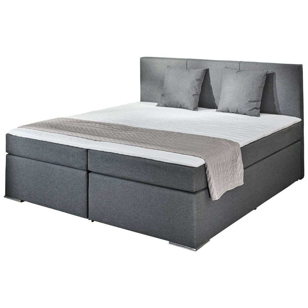 Boxspringbett Lima anthrazit Liegefläche B/L: ca. 180x200 cm