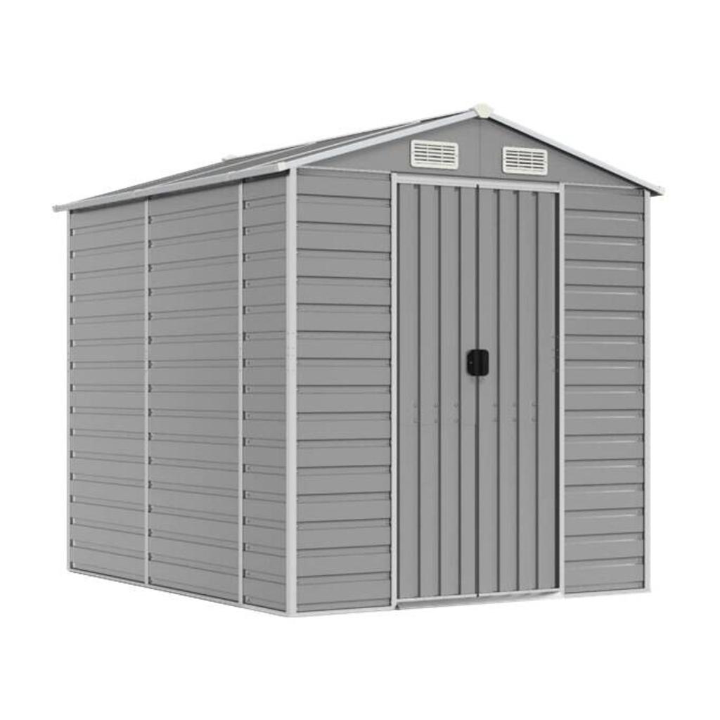 vidaXL Gartenhaus grau B/H/T: ca. 191x198x215 cm