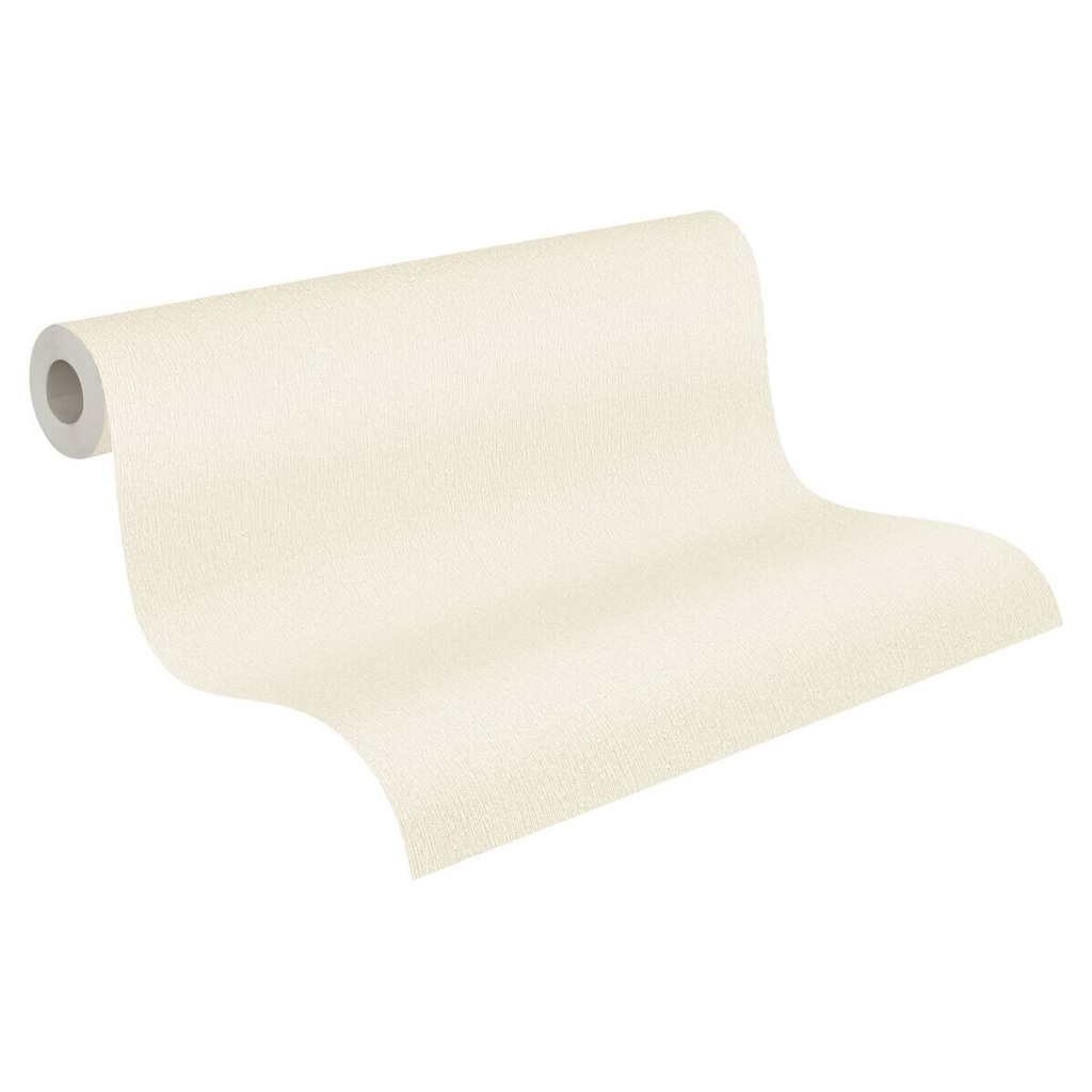 Livingwalls Vliestapete Best of Vlies Uni creme B/L: ca. 53x1005 cm