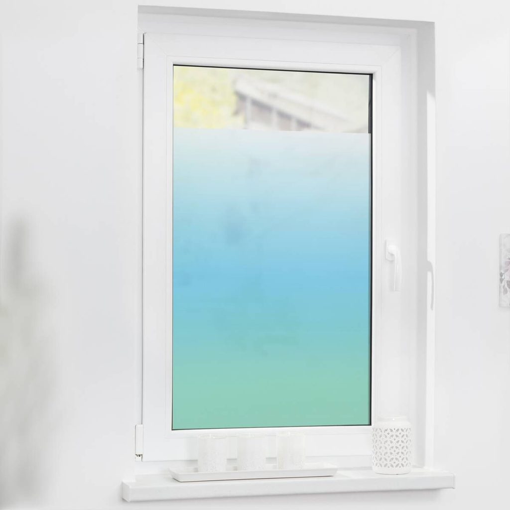LICHTBLICK Fensterfolie Ombre  Ombre petrol B/L: ca. 100x100 cm
