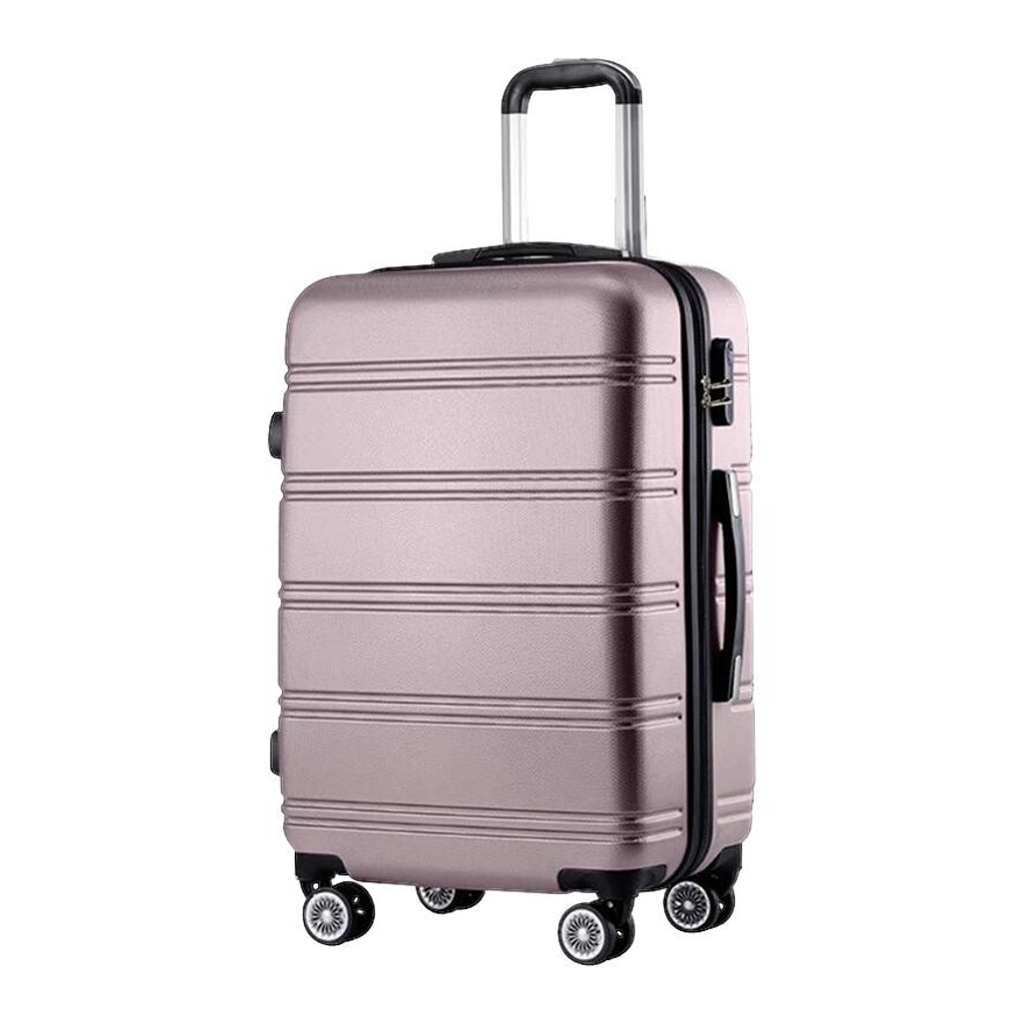 Hartschalenkoffer roségold Kunststoff B/H/L: ca. 45x66x26 cm