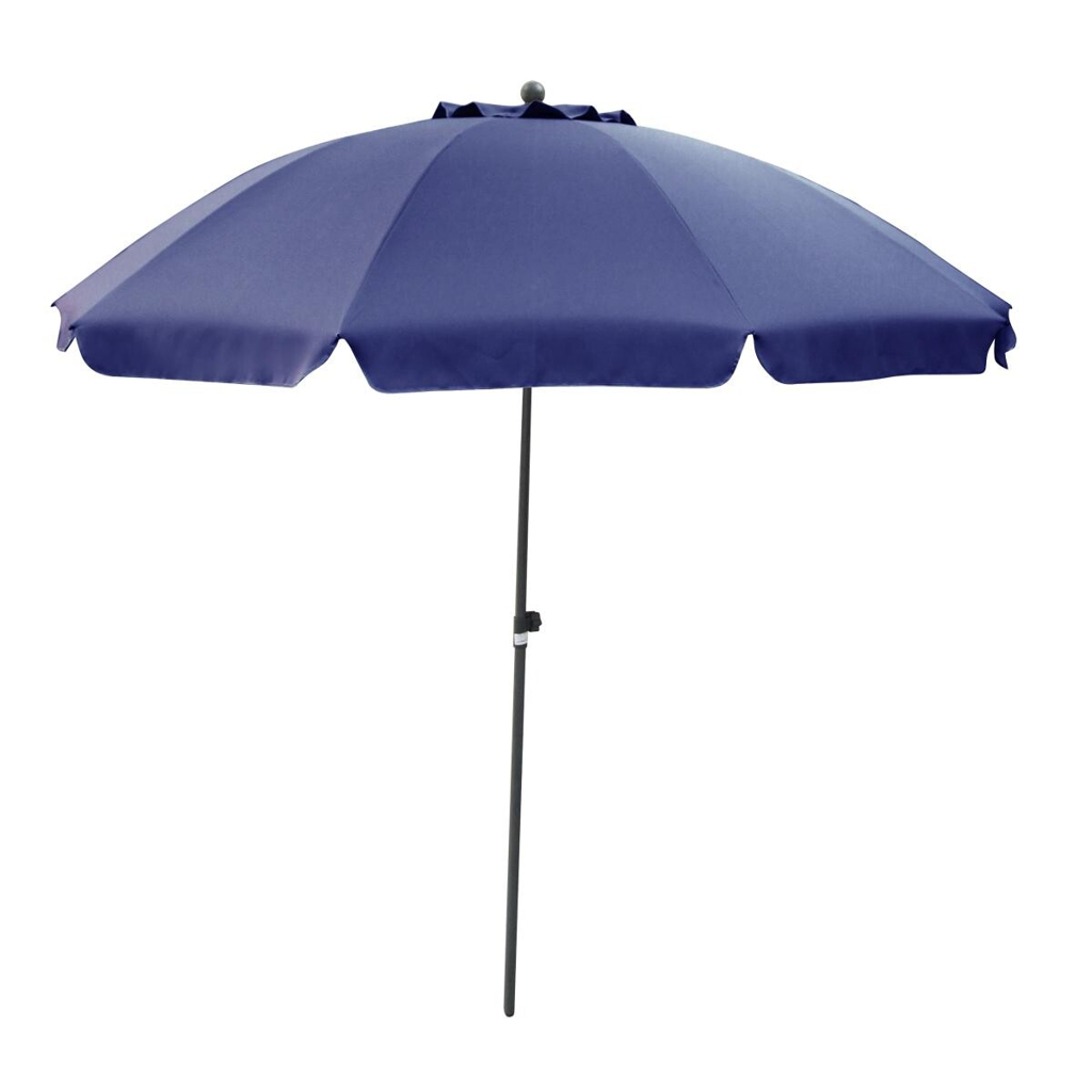 POCOline Sonnenschirm blau Stahl H/D: ca. 238x250 cm