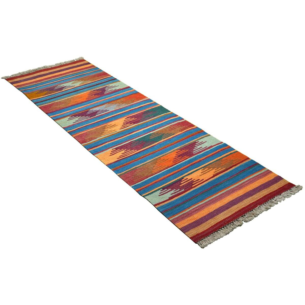 PersaTepp Teppich Kelim Gashgai bunt B/H/L: ca. 62x1x197 cm