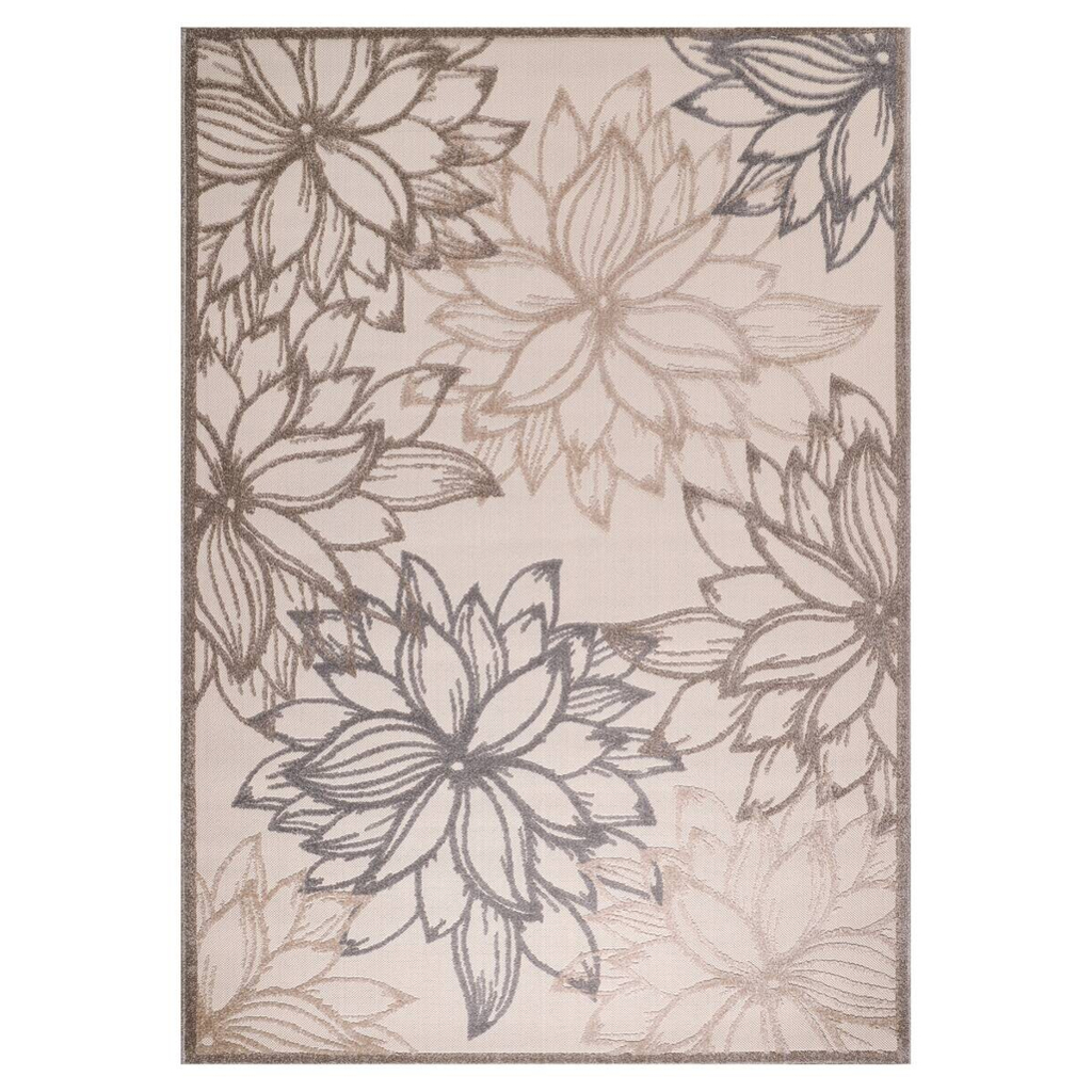 Sanat Outdoorteppich FLORAL creme B/L: ca. 160x230 cm