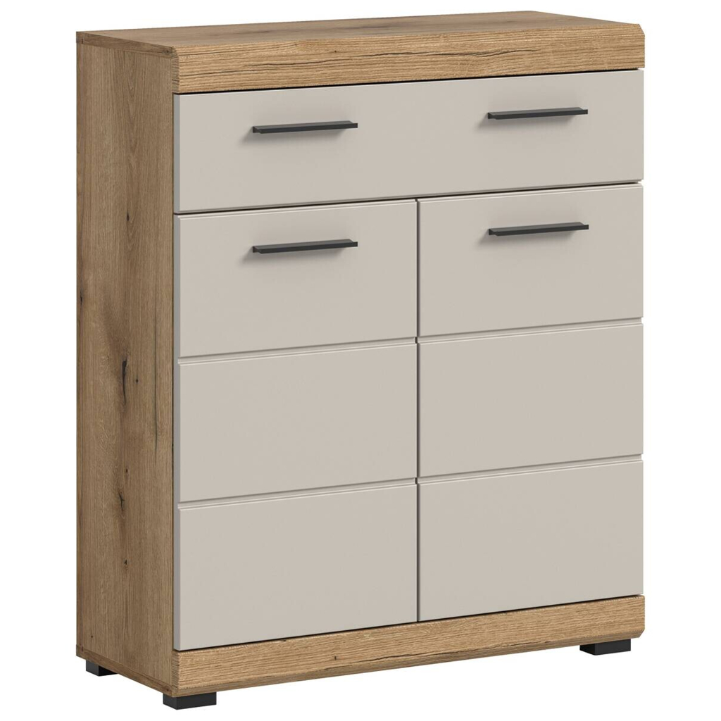 Badhochschrank Scout Evoke Oak Nachbildung Kaschmirgrau Nachbildung B/H/T: ca. 74x88x31 cm