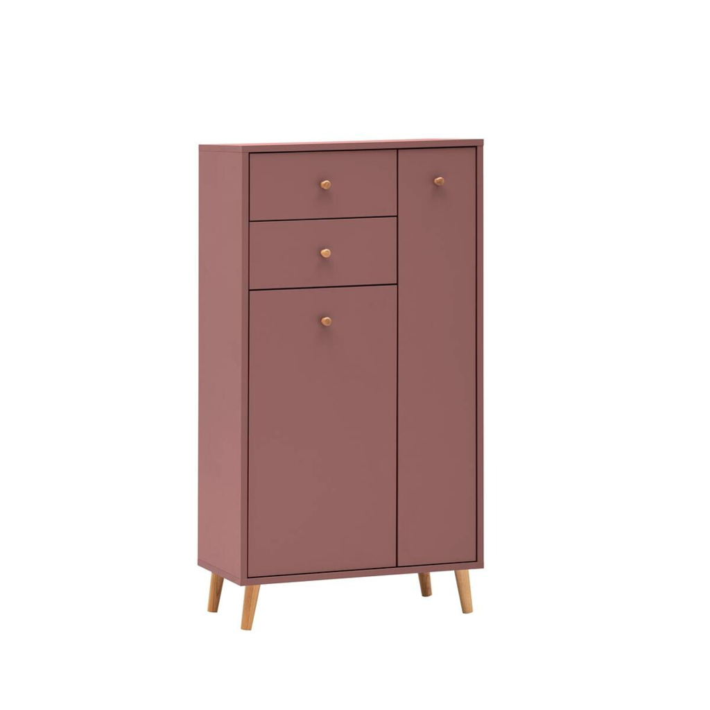 Highboard Bjarne mauve B/H/T: ca. 60,2x103,4x33,05 cm