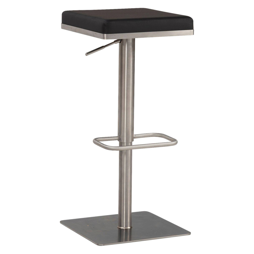 Barhocker schwarz B/H/T: ca. 37x82x37 cm