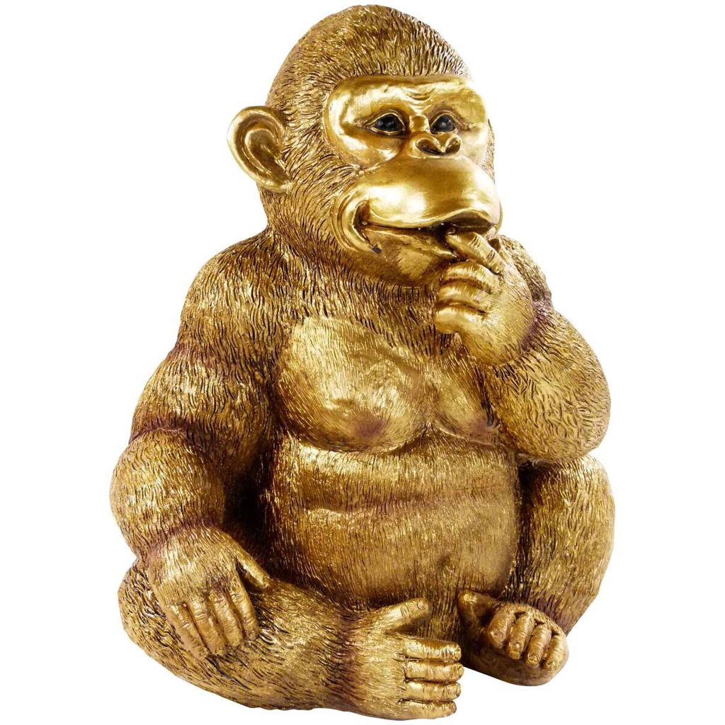 Deko-Figur gold Polyresin B/H: ca. 27x32,5 cm