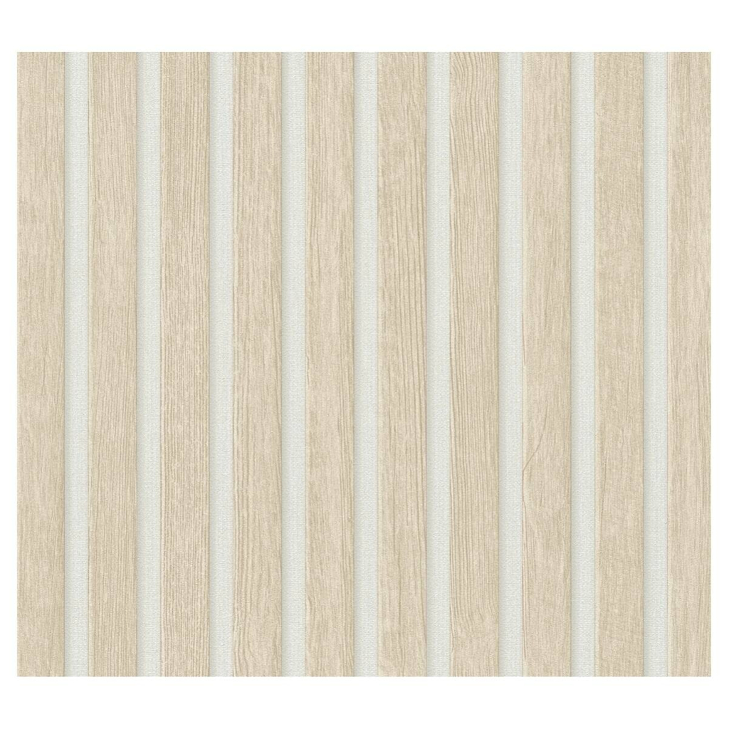 A.S.Creation Tapete weiß beige B/H/D: ca. 52x250x7,5 cm