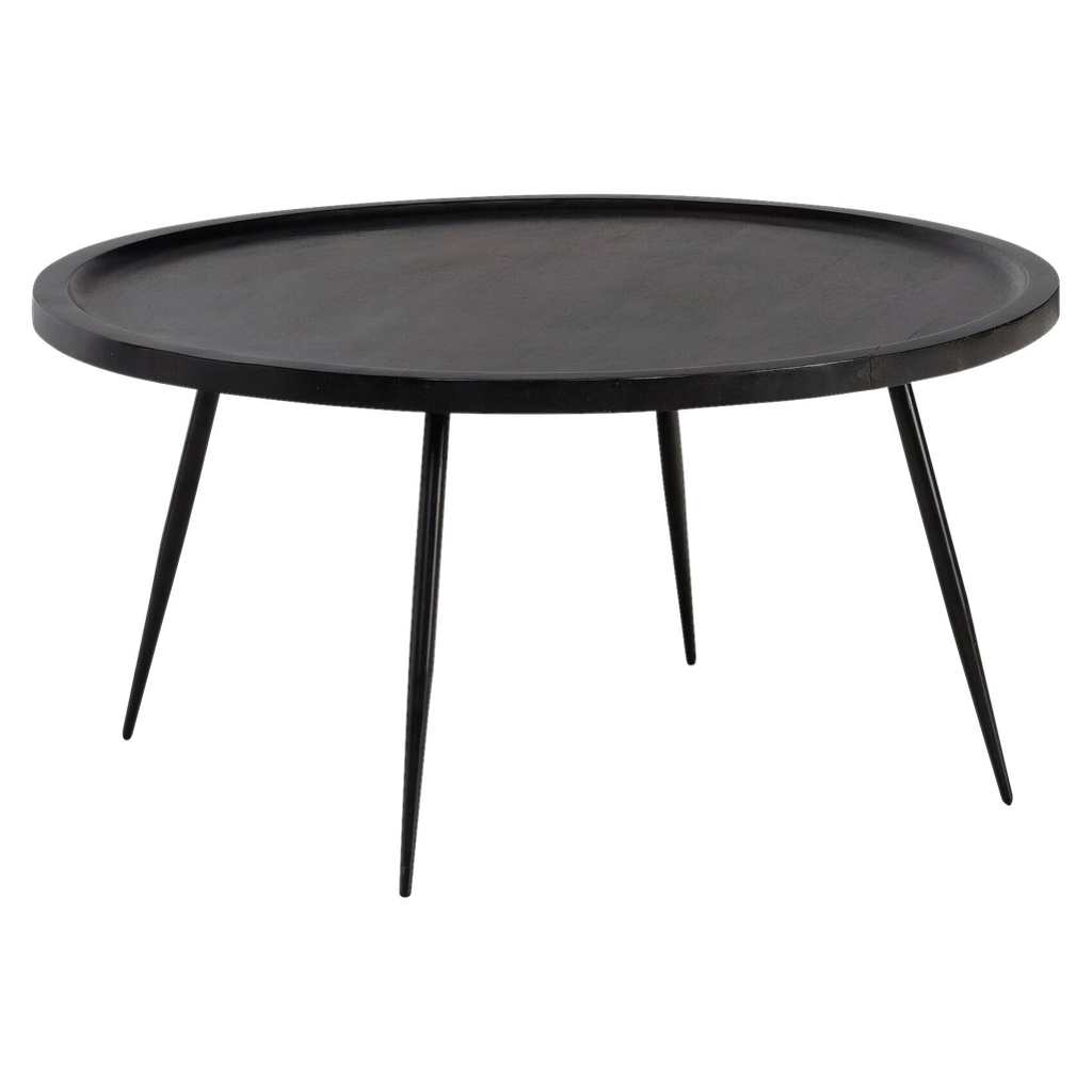 Couchtisch schwarz H/D: ca. 38x75 cm