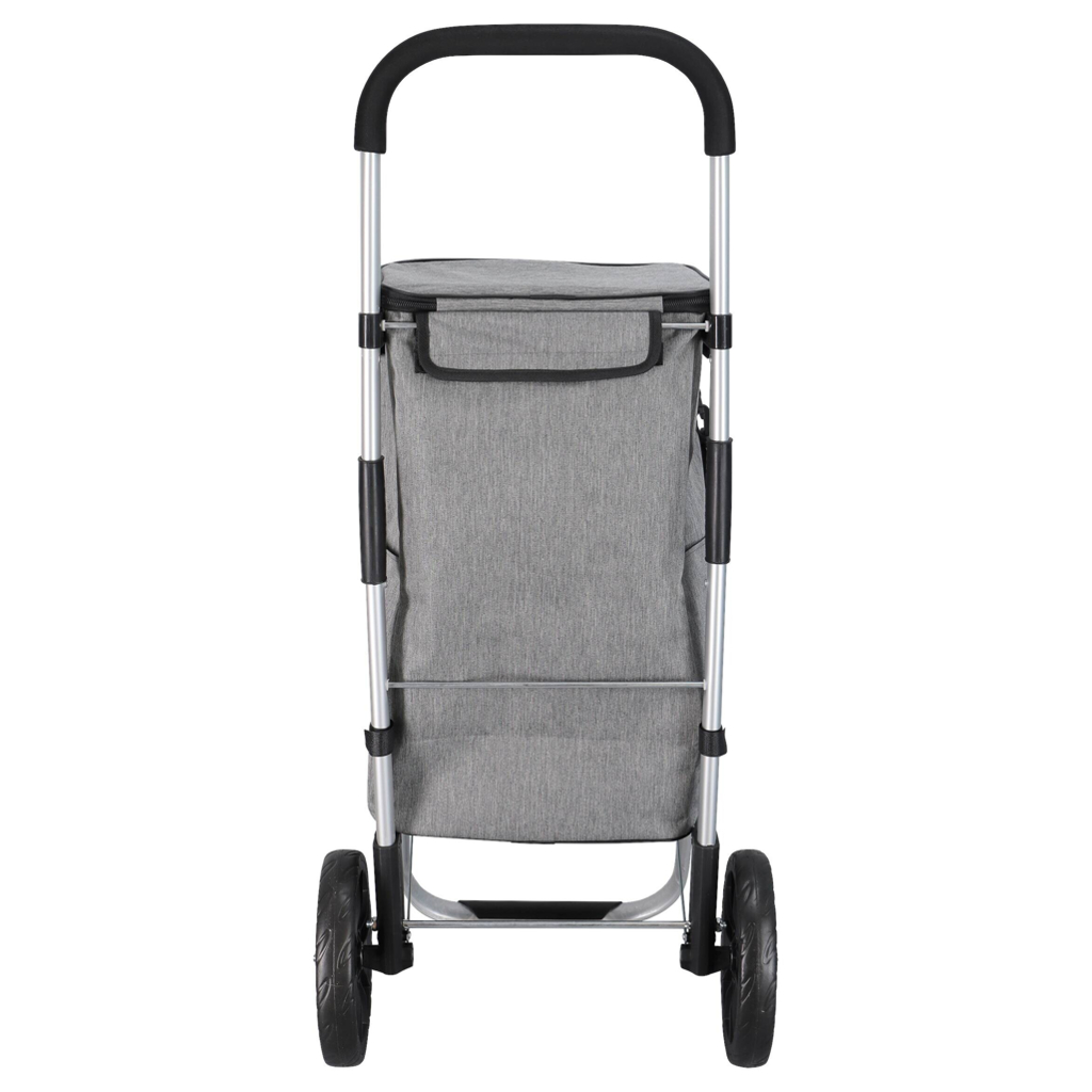 POCOline Einkaufstrolley grau Aluminium B/H/L: ca. 100x43x38 cm