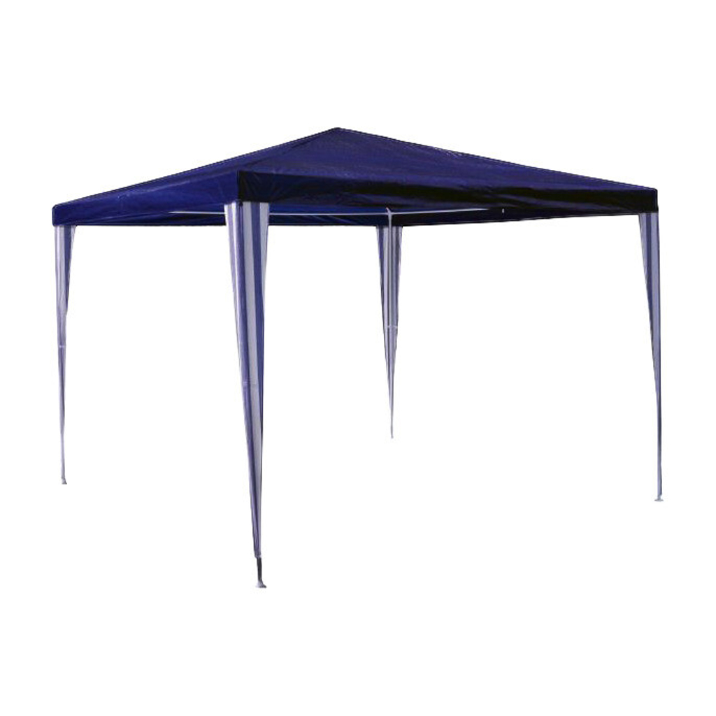 VCM Pavillon blau Stahlrohr B/H/L: ca. 300x197x300 cm