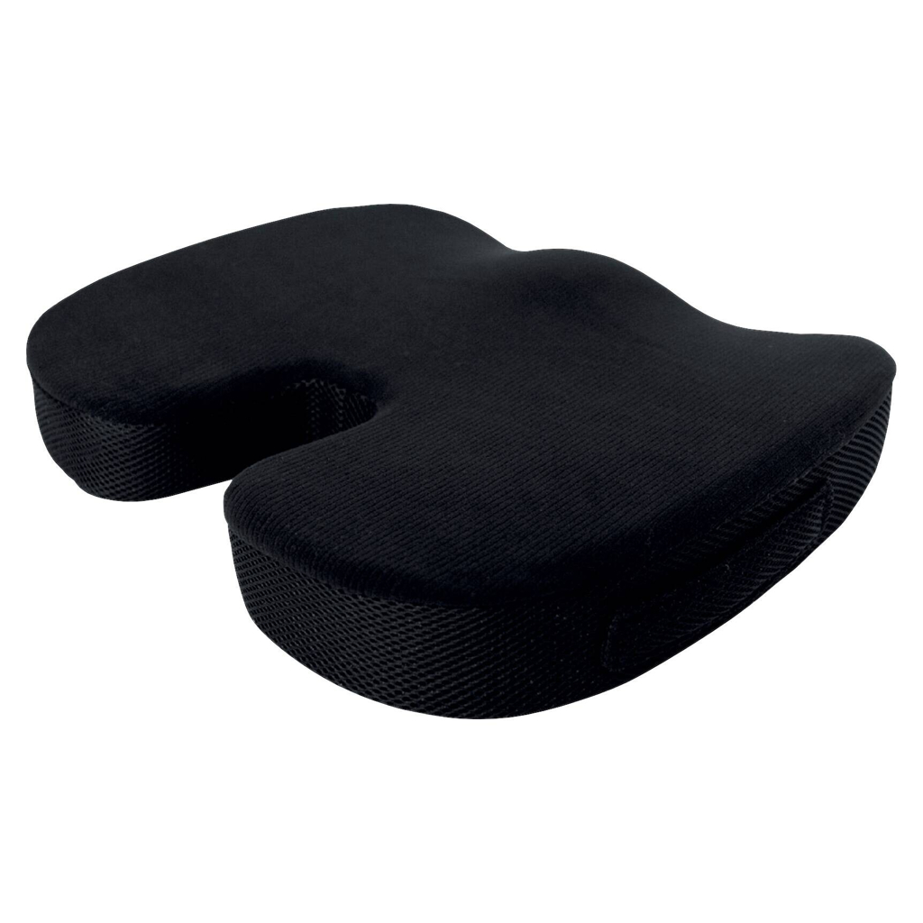 Sitzkissen schwarz Baumwolle B/H/L: ca. 45x7x35 cm