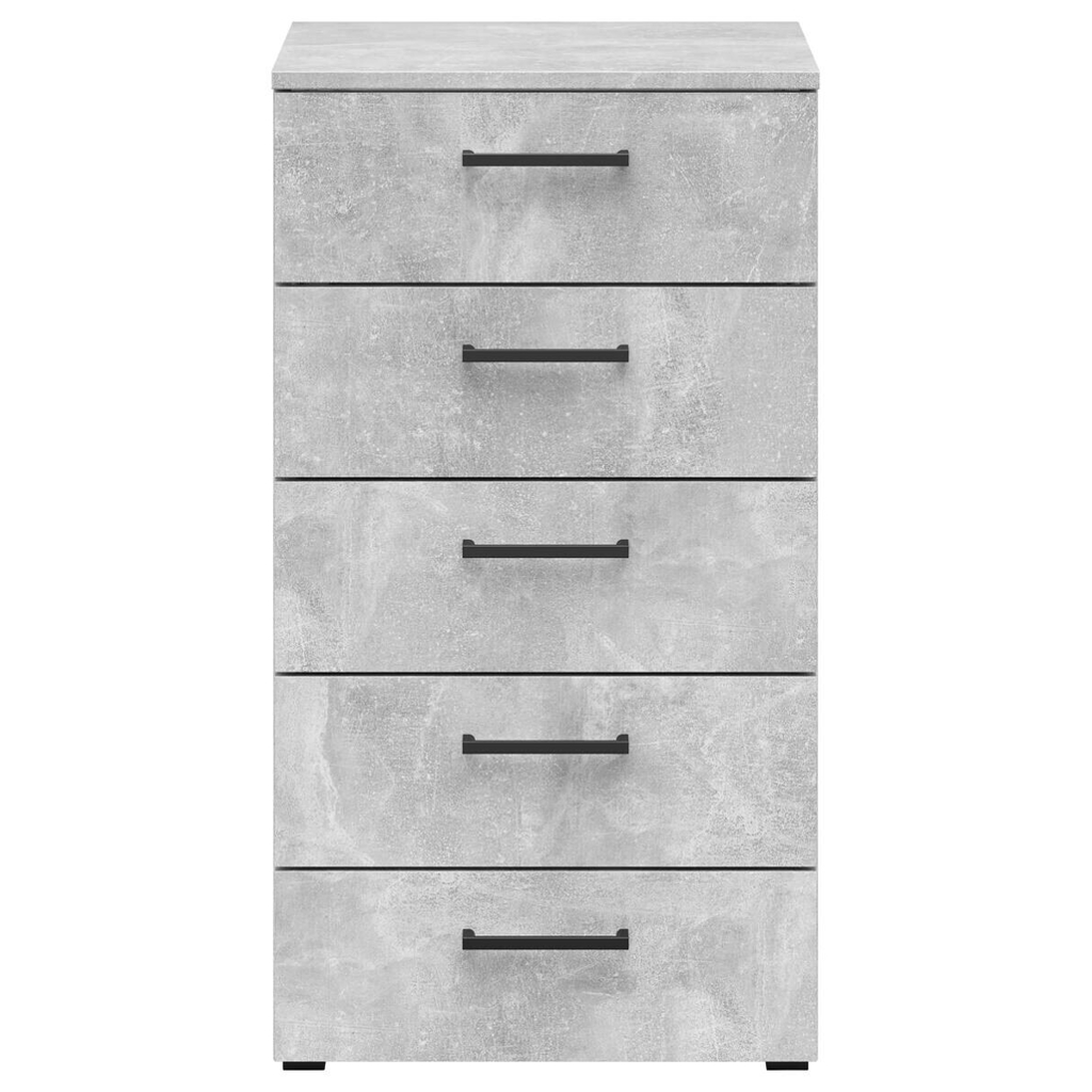 Kommode Multi-Stauraum Typ 14 Beton Optik B/H/T: ca. 45x83x40 cm