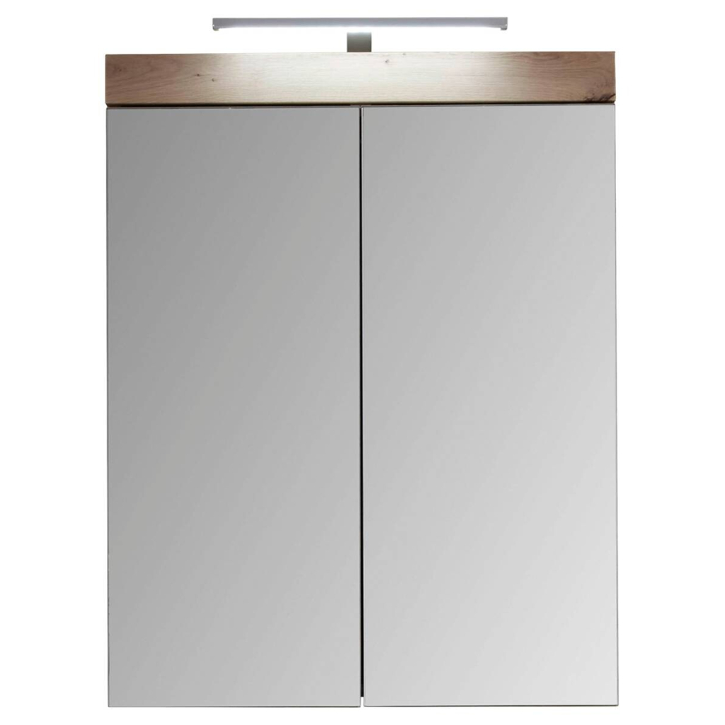 Spiegelschrank Amanda Asteiche Nachbildung B/H/T: ca. 60x77x17 cm