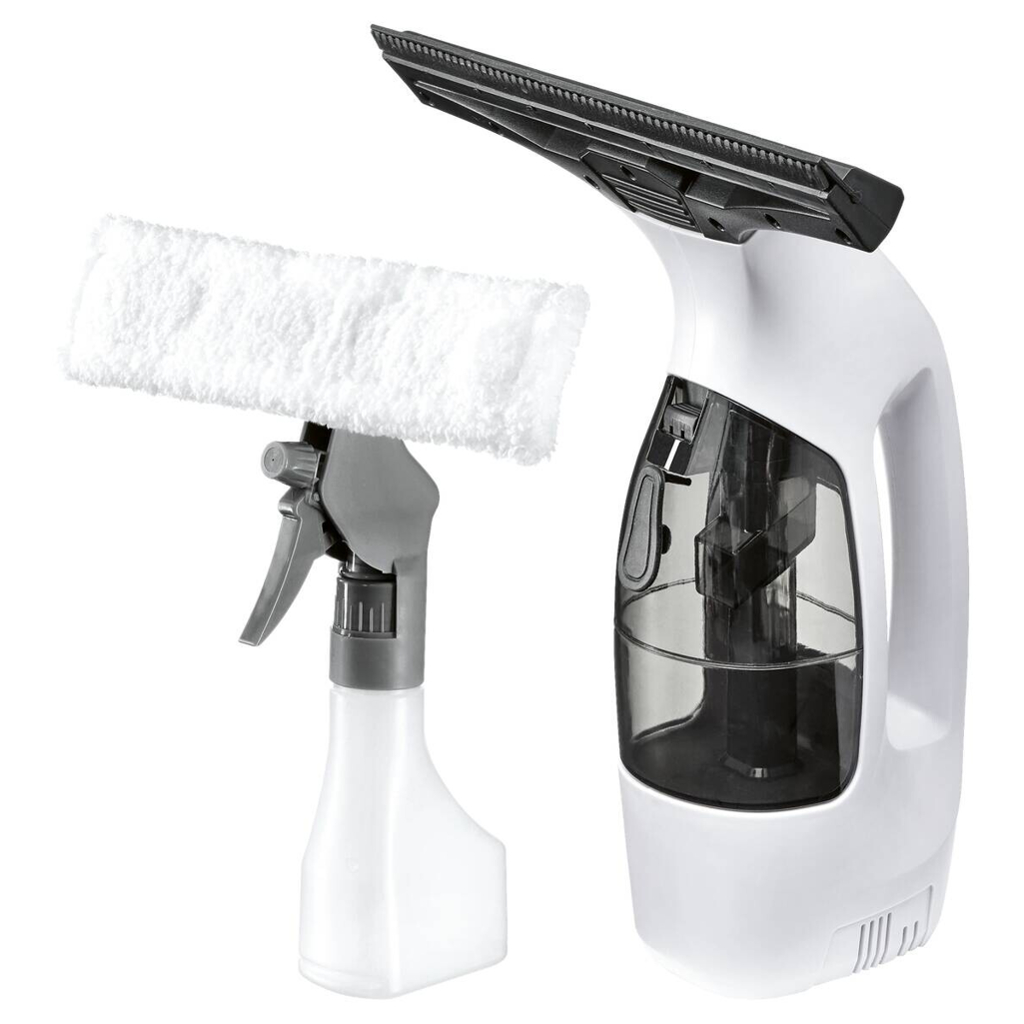 CLEANmaxx Akku-Fensterreiniger weiß Kunststoff B/H/L: ca. 28x14x34 cm