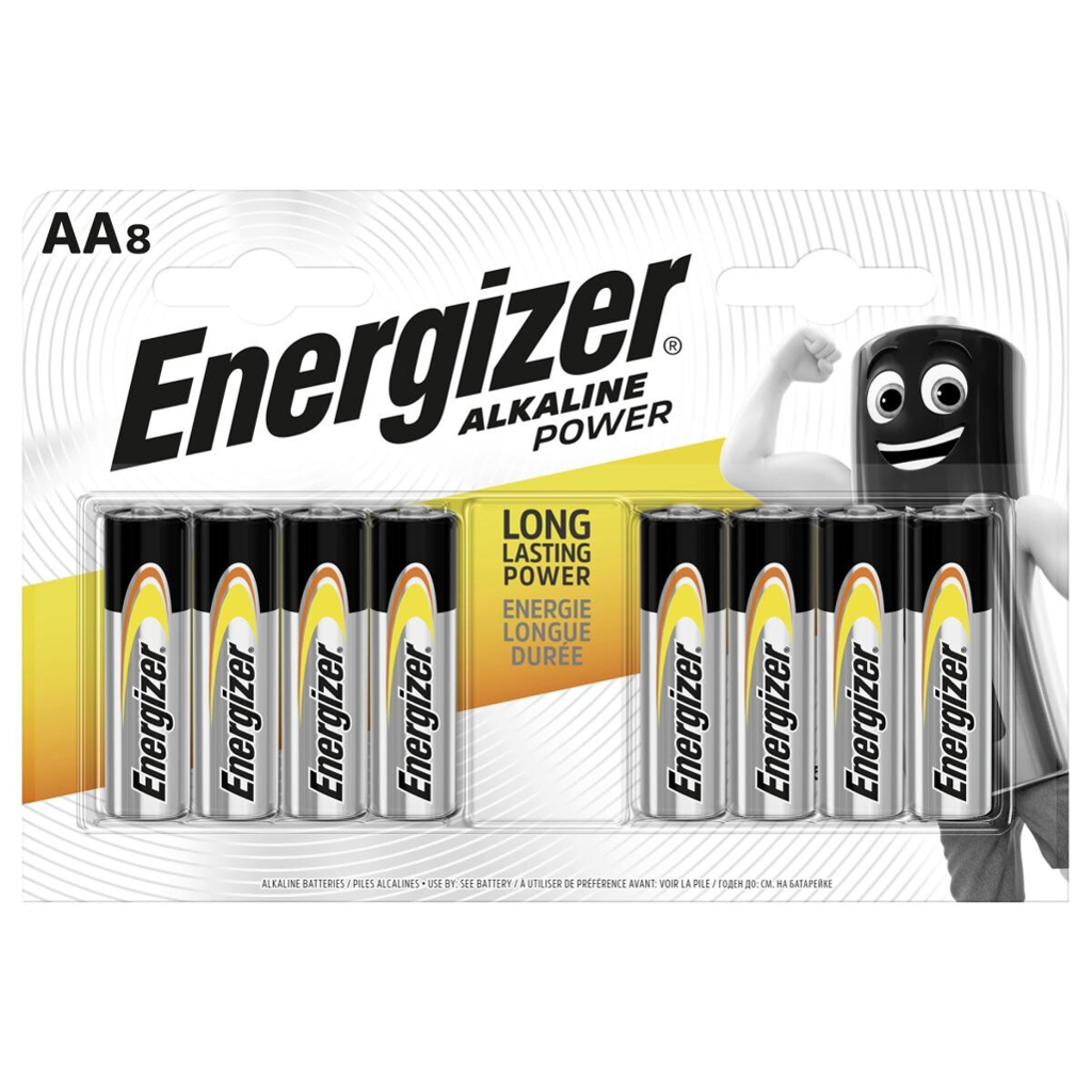 Energizer Batterie Power AA/Mignon (LR6) 8er Pack
