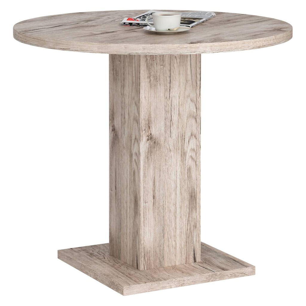 Esstisch Leo Eiche Sherwood Nachbildung B/H/T/D: ca. 85x75x85x85 cm