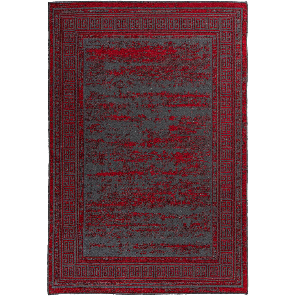 Kayoom Flachflorteppich Kalea 325 rot B/H/L: ca. 160x0,8x230 cm