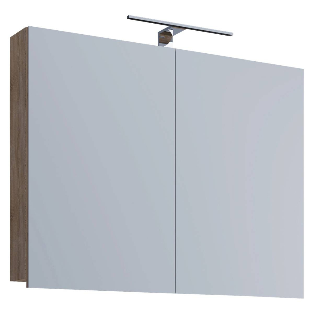 Spiegelschrank Badinos Eiche Sonoma Nachbildung B/H/T: ca. 60x42x12 cm