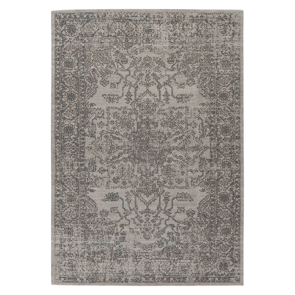 Kayoom Flachflorteppich Perry 325 taupe B/L: ca. 80x150 cm