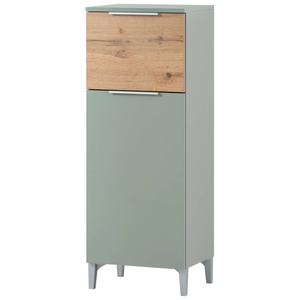 Midischrank Smilla Pistazie Eiche Landhaus Nachbildung B/H/T: ca. 40,3x109,6x31,9 cm