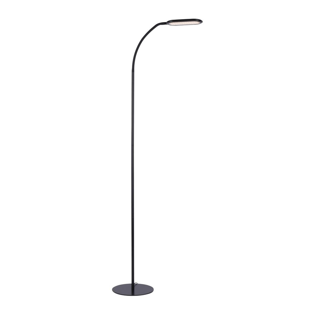 Just Light Stehlampe KELLY 14406-18 schwarz Kunststoff B/H/T: ca. 63x175x63 cm 1 Brennstellen