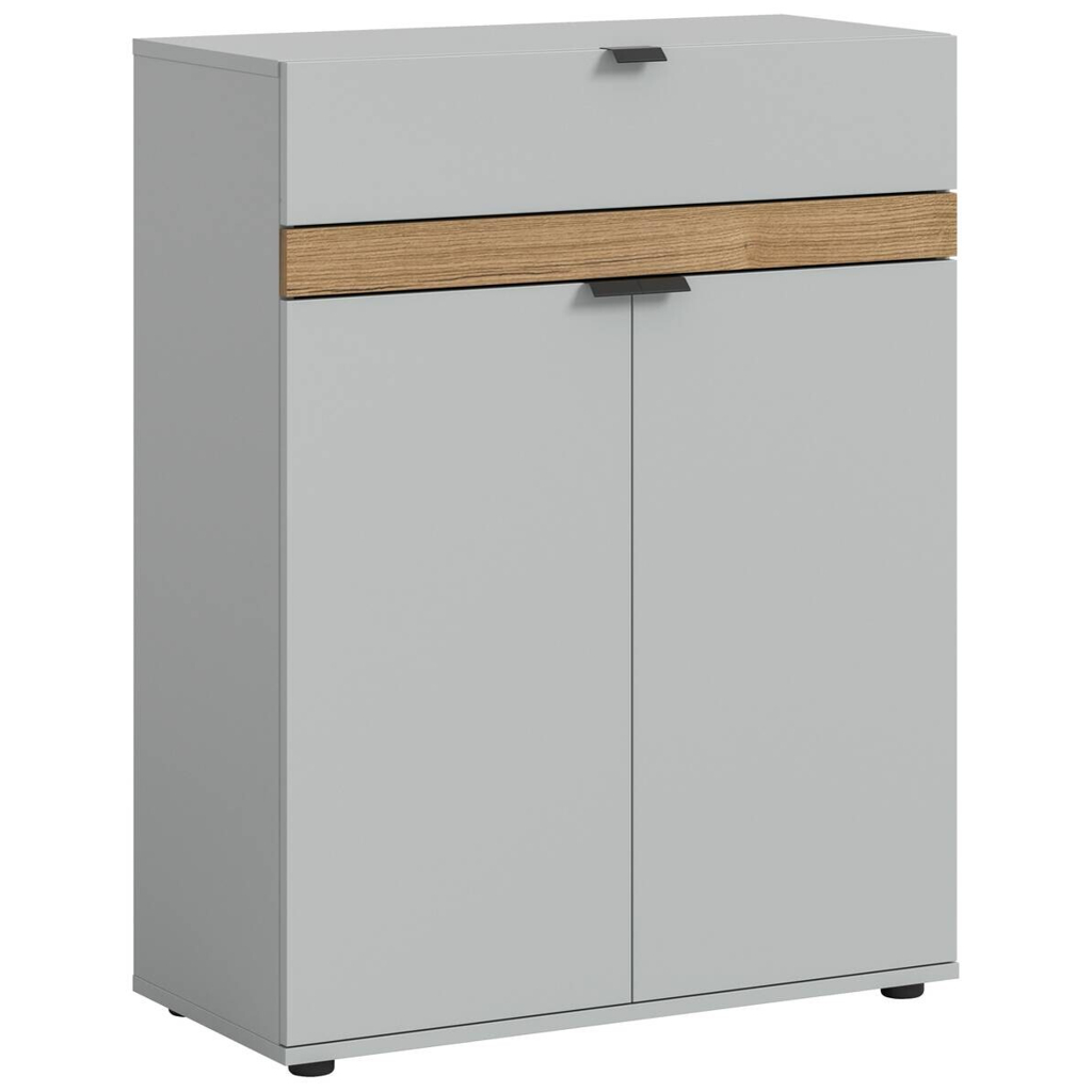 Schuhkommode Naro weiß Evoke Oak Nachbildung B/H/T: ca. 75x98x37 cm