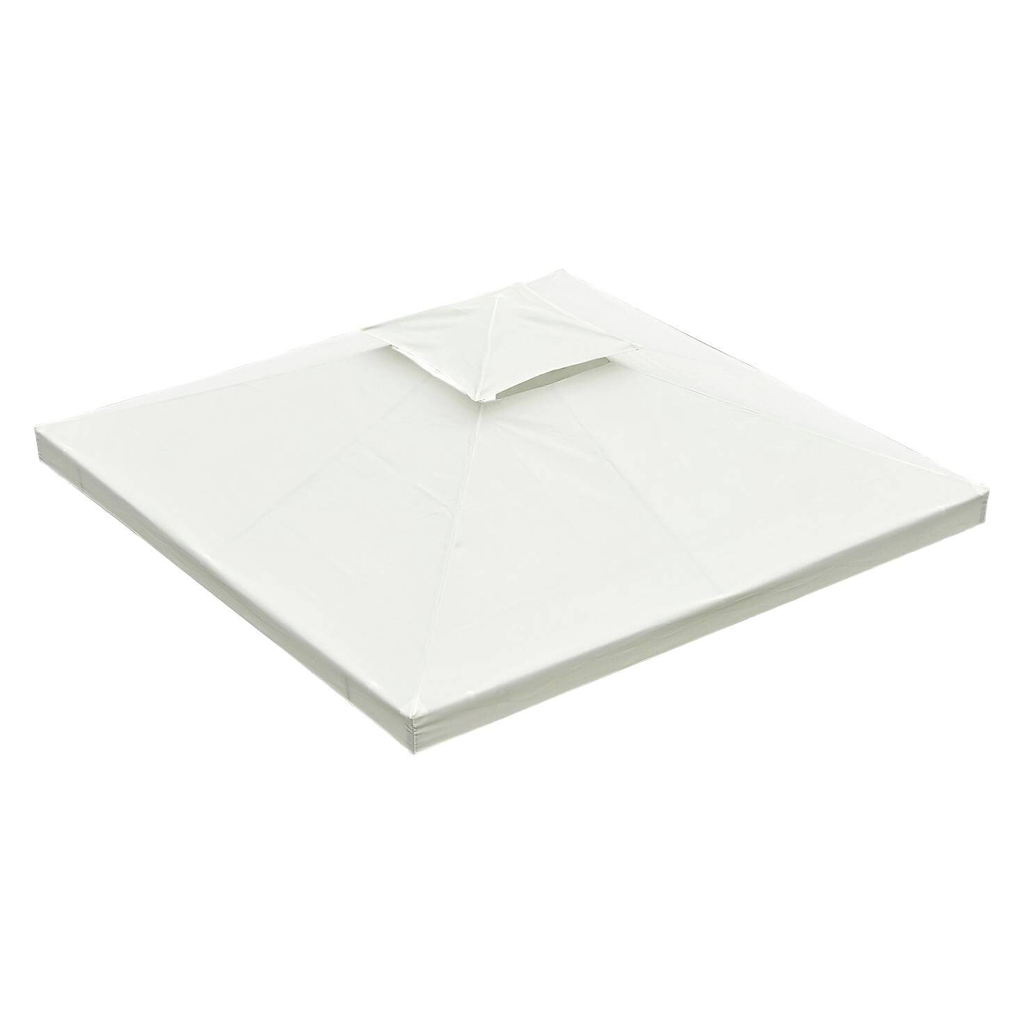 Outsunny Ersatzdach creme Polyester-Mischgewebe B/L: ca. 300x400 cm