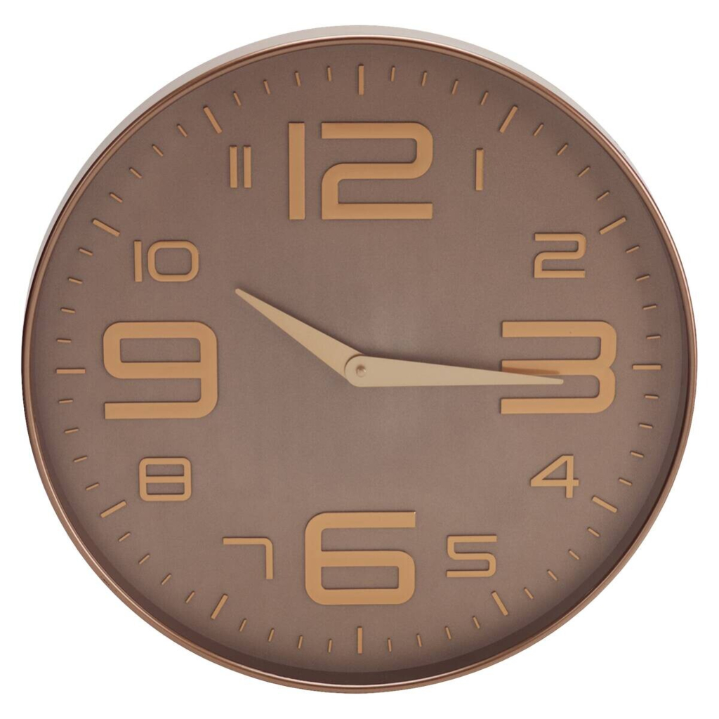 Wanduhr braun