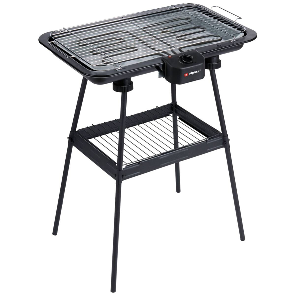alpina Barbeque-Grill 871125258638 schwarz Kunststoff Metall B/H/L: ca. 42,1x71,8x58,5 cm