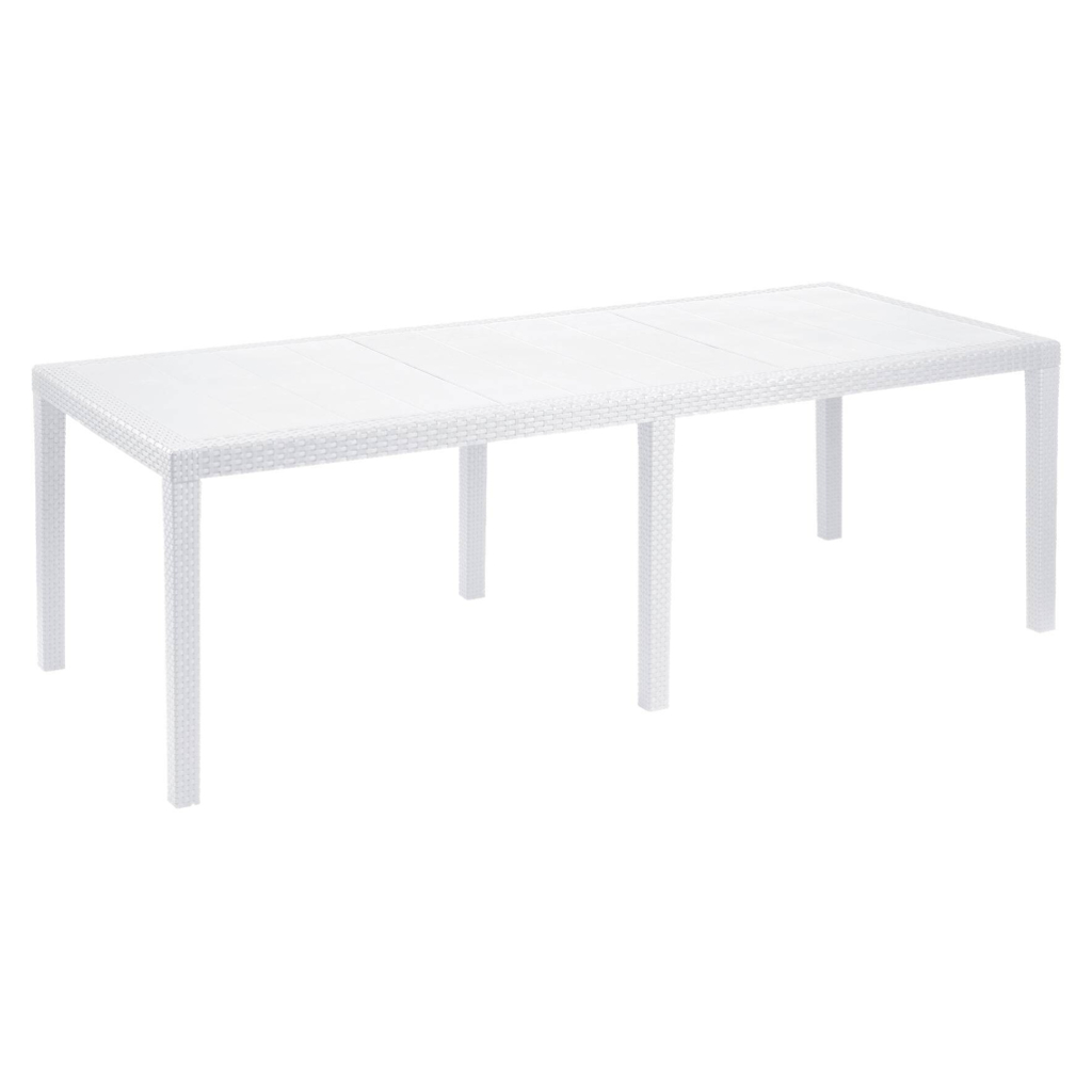 ProGarden Tisch Queen weiß Kunststoff B/H/L: ca. 90x72x220 cm