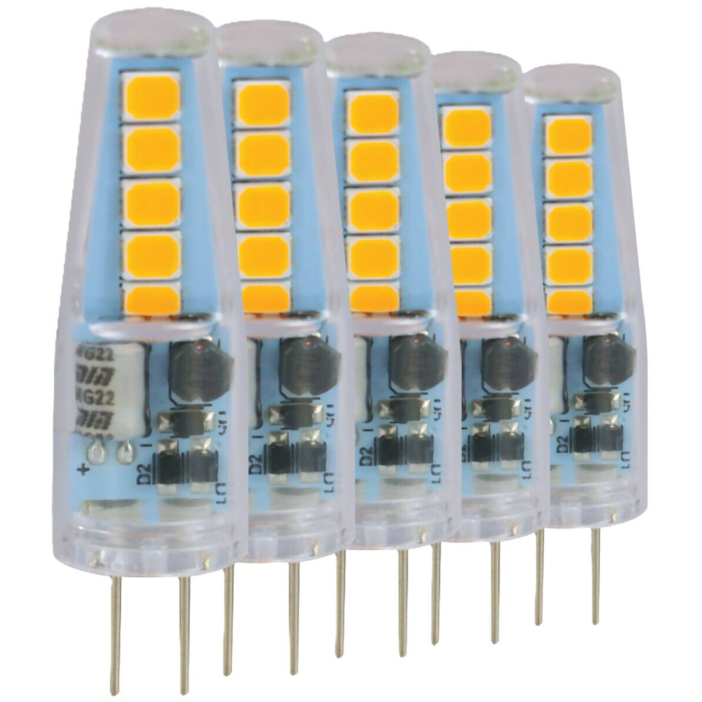 Blulaxa LED-Leuchtmittel Stiftsockellampe 5er Pack G4