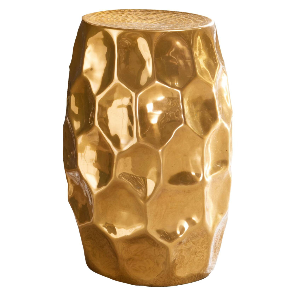 Beistelltisch gold Aluminium B/H/T: ca. 30x47x30 cm