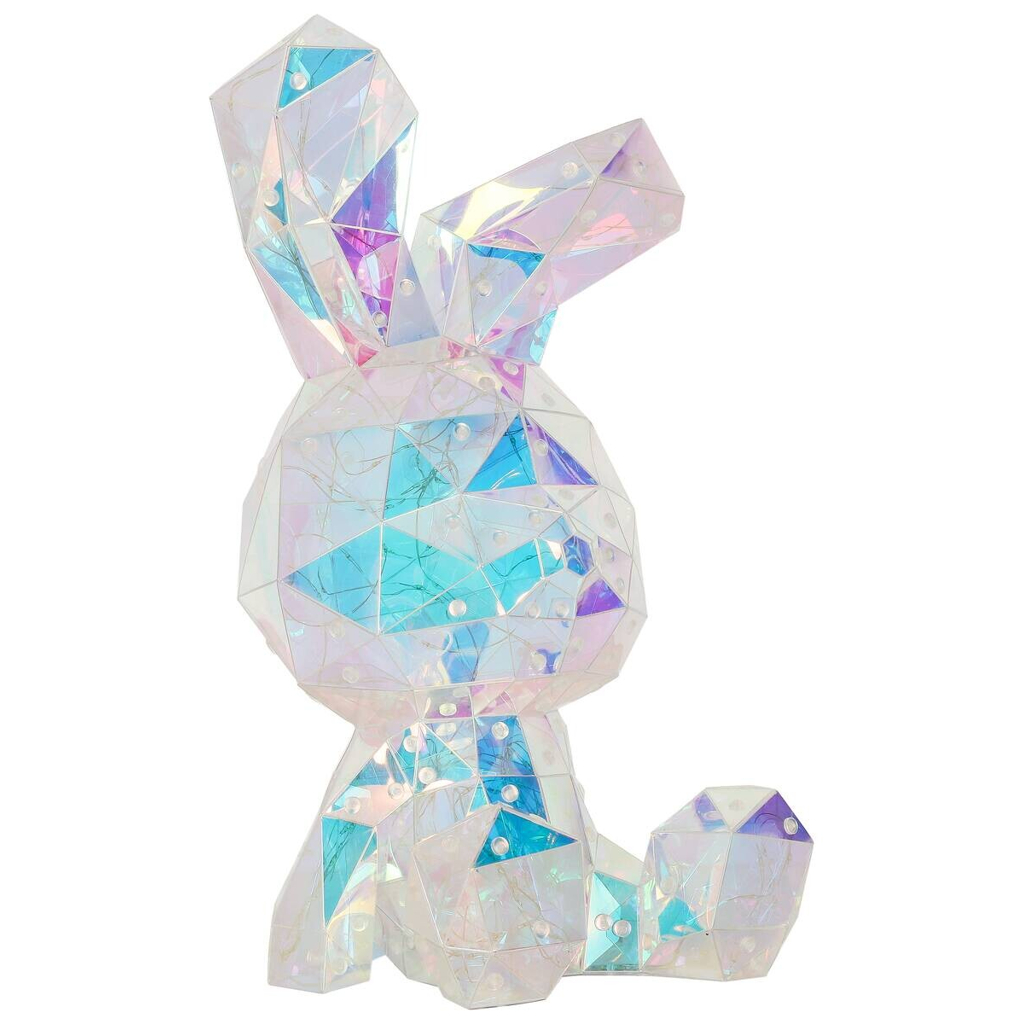 Nolo LED-Dekoleuchte Hase transparent